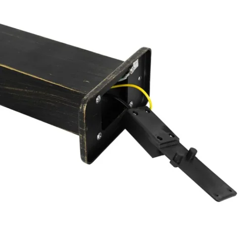 QAZQA Industriële staande buitenlamp antiek goud 80 cm IP44 - Baleno