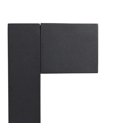QAZQA Industriële staande buitenlamp donkergrijs 80 cm IP44 - Baleno