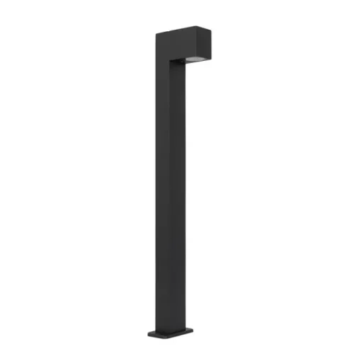 QAZQA Industriële staande buitenlamp donkergrijs 80 cm IP44 - Baleno