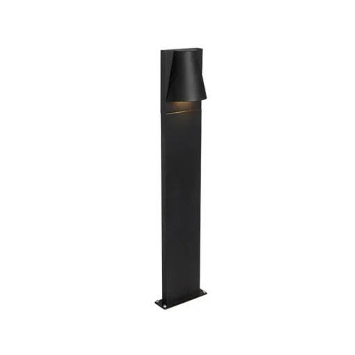QAZQA Industriële staande buitenlamp zwart IP44 - Femke