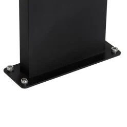 QAZQA Industriële staande buitenlamp zwart IP44 - Femke