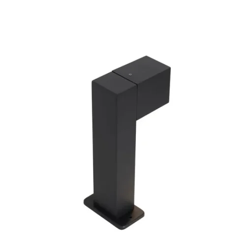QAZQA Industriële staande buitenlamp donkergrijs 30 cm IP44 - Baleno