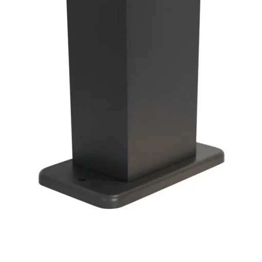 QAZQA Industriële staande buitenlamp donkergrijs 30 cm IP44 - Baleno