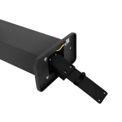 QAZQA Industriële staande buitenlamp donkergrijs 30 cm IP44 - Baleno