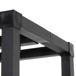 QAZQA Industriële vloerlamp zwart 3-lichts - Big Cage