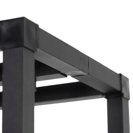 QAZQA Industriële vloerlamp zwart 3-lichts - Big Cage