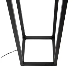 QAZQA Industriële vloerlamp zwart 3-lichts - Big Cage