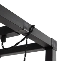 QAZQA Industriële vloerlamp zwart 3-lichts - Big Cage