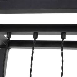 QAZQA Industriële vloerlamp zwart 3-lichts - Big Cage