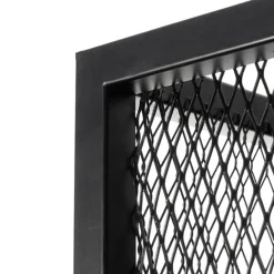 QAZQA Industriële wandlamp zwart met gaas - Cage