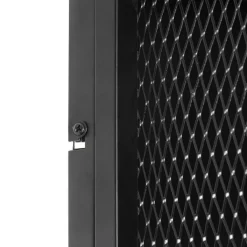 QAZQA Industriële wandlamp zwart met gaas - Cage