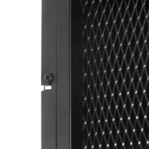 QAZQA Industriële wandlamp zwart met gaas - Cage
