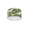 QAZQA Katoenen lampenkap blad dessin rond 35/35/20 - Leaf
