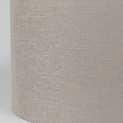 QAZQA Katoenen lampenkap taupe rond 35/35/20