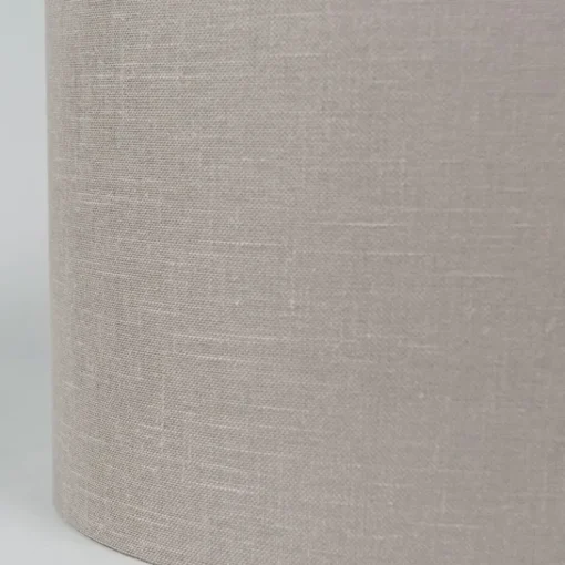 QAZQA Katoenen lampenkap taupe rond 35/35/20