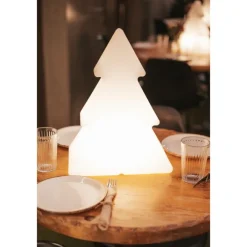 Newgarden Kerst vloerlamp wit 40cm incl. LED solar en oplaadbaar RGBW - Pinus