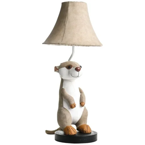 Happy Lamps Kinder tafellamp stokstaartje beige - Eddie
