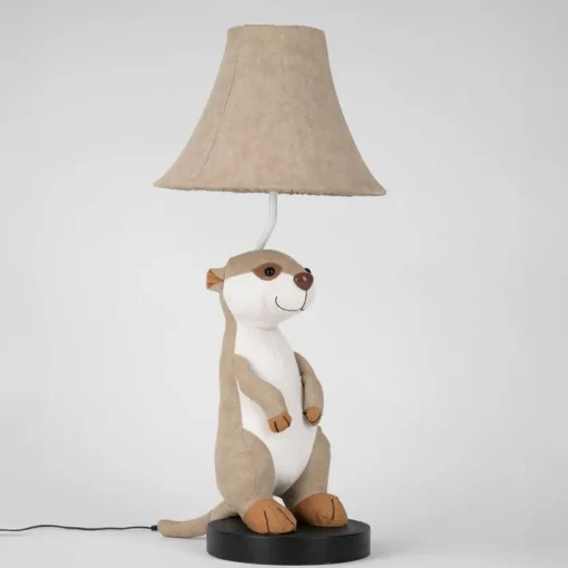 Happy Lamps Kinder tafellamp stokstaartje beige - Eddie