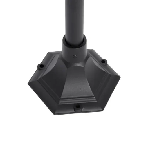 QAZQA Klassieke buiten lantaarn zwart 135 cm IP44 - Berta