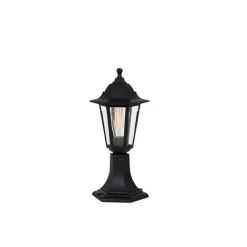 QAZQA Klassieke buiten vloerlamp zwart 42,2 cm IP44 - New Haven