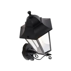 QAZQA Klassieke buiten wandlamp zwart IP44 - Havana Up
