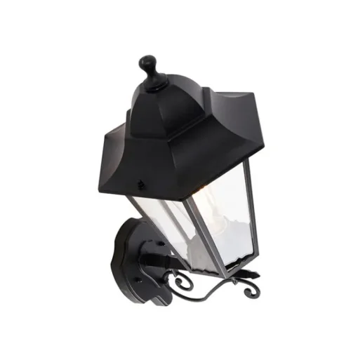 QAZQA Klassieke buiten wandlamp zwart IP44 - Havana Up