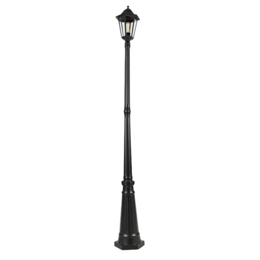 QAZQA Klassieke buitenlantaarn zwart 200 cm IP44 - Havana