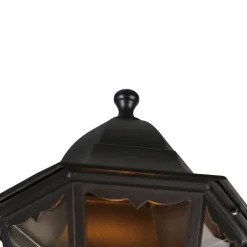 QAZQA Klassieke buitenlantaarn zwart 200 cm IP44 - Havana