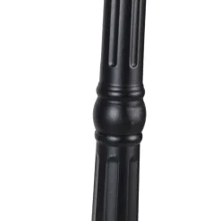 QAZQA Klassieke buitenlantaarn zwart 200 cm IP44 - Havana