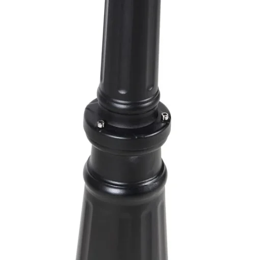 QAZQA Klassieke buitenlantaarn zwart 200 cm IP44 - Havana