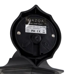 QAZQA Klassieke buitenwandlamp zwart IP44 - New Haven