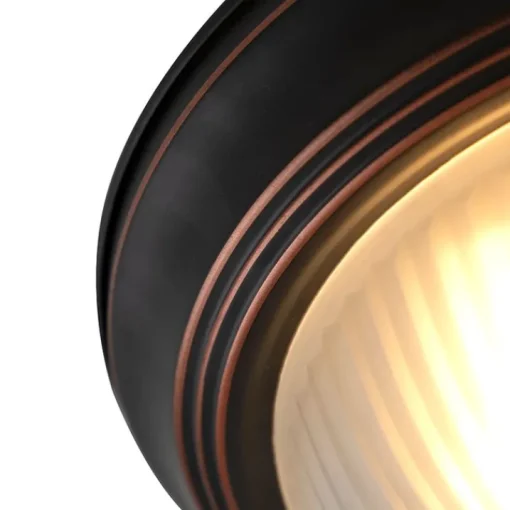 QAZQA Klassieke plafondlamp bruin opaal - Classico