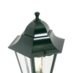 QAZQA Klassieke staande buitenlamp donker groen 170 cm IP44 - New Orleans