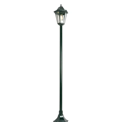 QAZQA Klassieke staande buitenlamp donker groen 170 cm IP44 - New Orleans