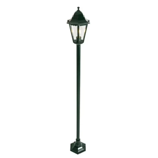 QAZQA Klassieke staande buitenlamp donker groen 170 cm IP44 - New Orleans