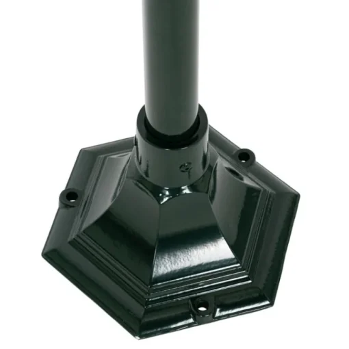 QAZQA Klassieke staande buitenlamp donker groen 170 cm IP44 - New Orleans