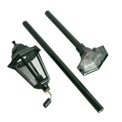 QAZQA Klassieke staande buitenlamp donker groen 170 cm IP44 - New Orleans
