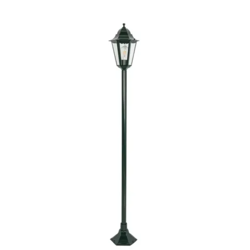 QAZQA Klassieke staande buitenlamp donker groen 170 cm IP44 - New Orleans