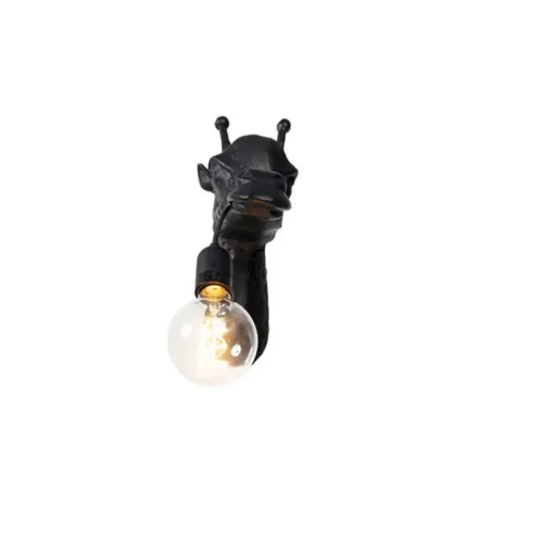 QAZQA Klassieke wandlamp zwart - Animal Giraf
