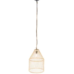 QAZQA Landelijke buiten hanglamp rotan 40x55 cm - Calamus