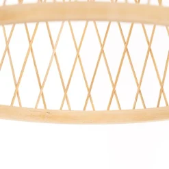 QAZQA Landelijke buiten hanglamp rotan 40x55 cm - Calamus