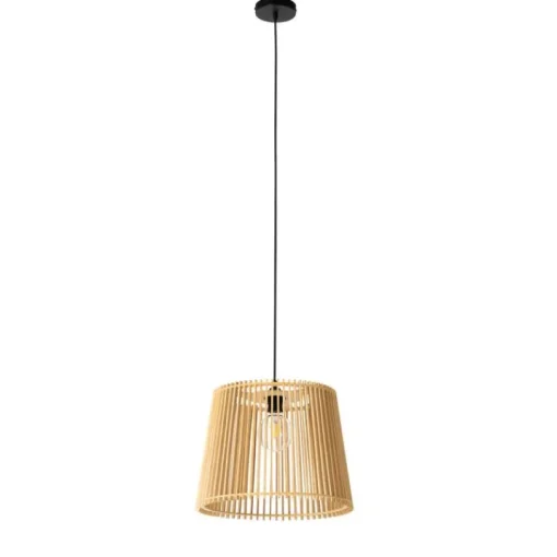 QAZQA Landelijke buiten hanglamp hout IP44 - Jayla