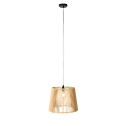 QAZQA Landelijke buiten hanglamp hout IP44 - Jayla
