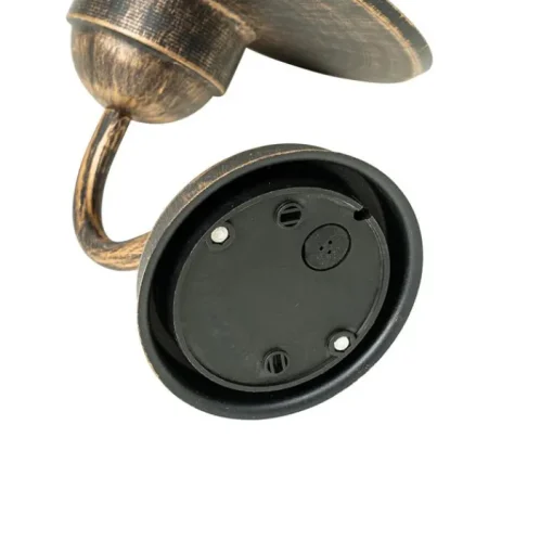 QAZQA Landelijke buiten wandlamp antiek goud IP44 - Kansas
