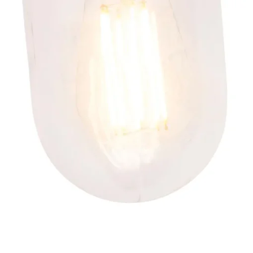 QAZQA Landelijke buitenwandlamp donkergrijs IP44 - Kansas