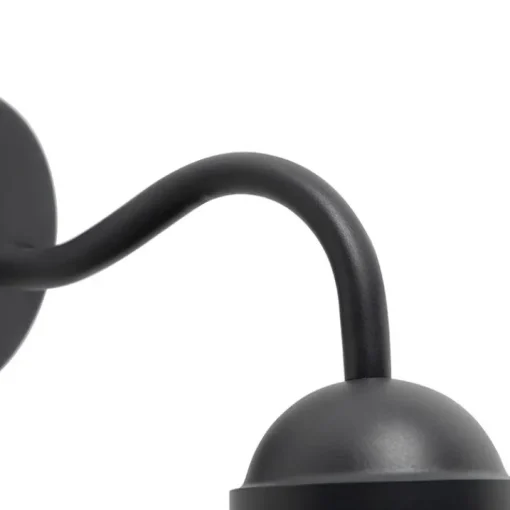 QAZQA Landelijke buitenwandlamp donkergrijs IP44 - Kansas