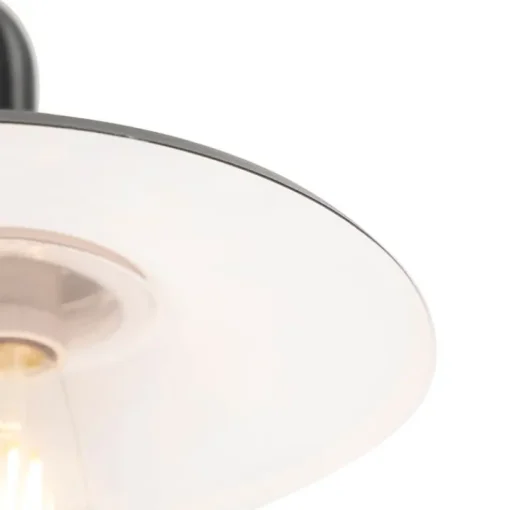 QAZQA Landelijke buitenwandlamp donkergrijs IP44 - Kansas