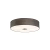 QAZQA Landelijke plafondlamp grijs 50 cm - Drum Jute