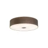 QAZQA Landelijke plafondlamp taupe 50 cm - Drum Jute
