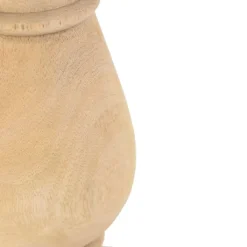 QAZQA Landelijke tafellamp zonder kap naturel hout - Catnip